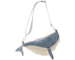 Atmosphera Kids Orta Bananabag/Heuptasje Walvis - 30x13cm - Blauw/Wit
