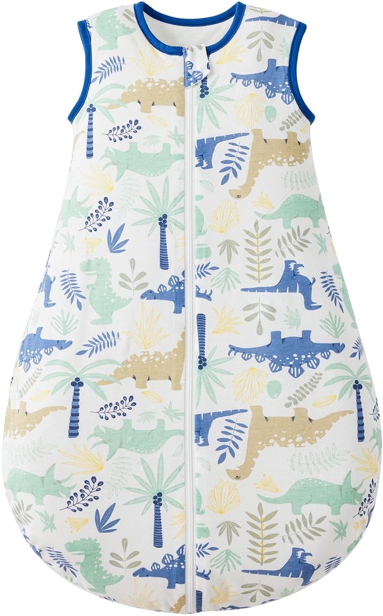 Omgoods - Baby Slaapzak voor de Winter, 100% Katoen, Dinosaur Design