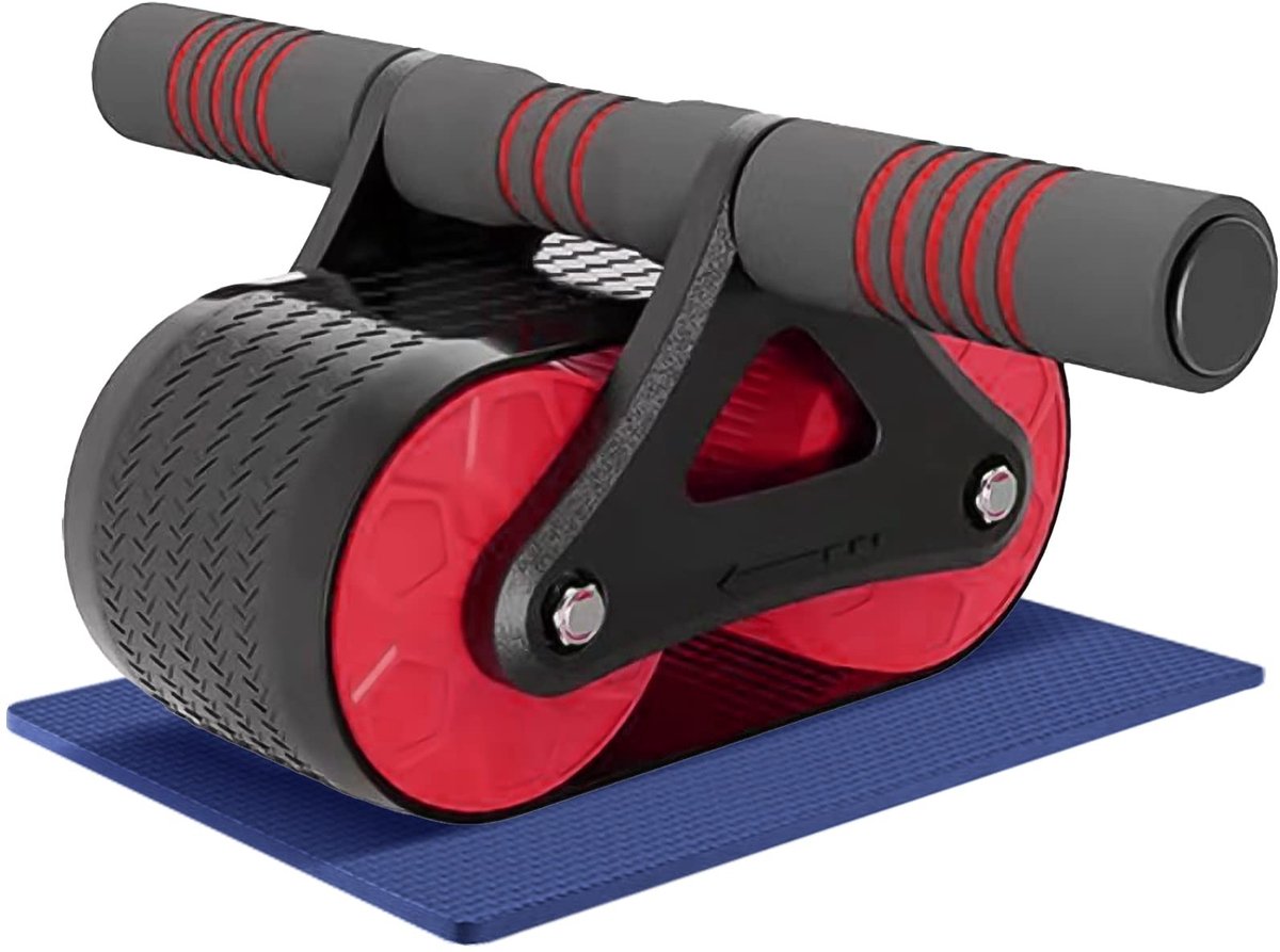 Omgoods - Abdominal Trainer met Automatische Terugloopfunctie en Mat