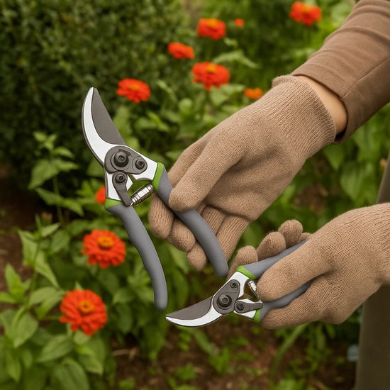 Kinzo Tuinschaar Set - 2 Stuks - Snoeischaar voor Takken en Struiken van Kinzo — afbeelding 2