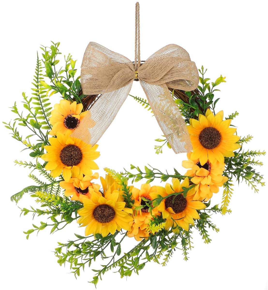 Omgoods - Kunstbloemen Krans voor Voordeur en Decoratie