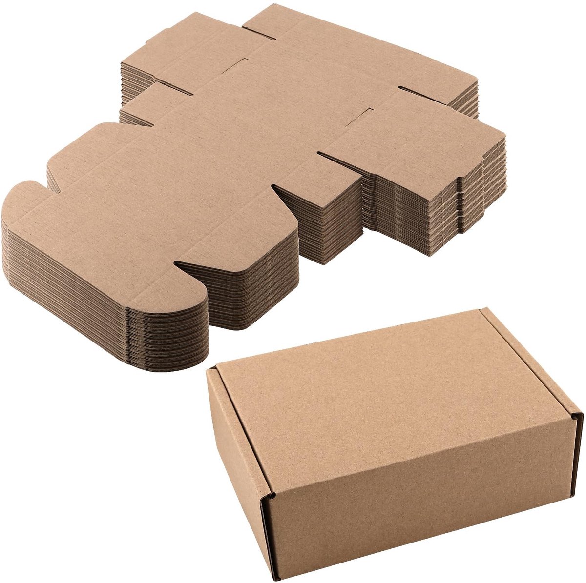 Omgoods - 30 Stuks Kleine Kartonnen Verzenddozen 15 x 10 x 5cm