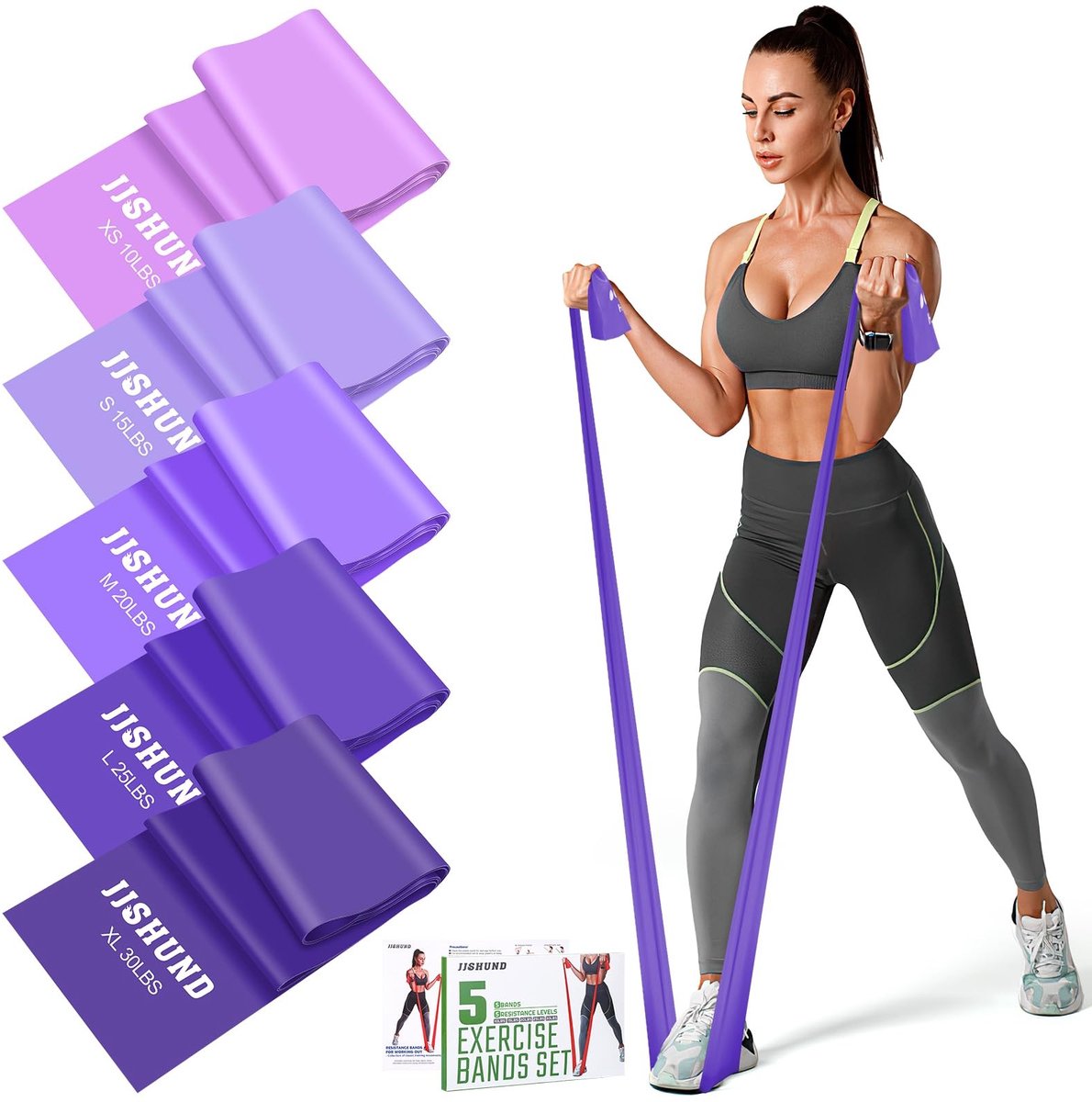 Omgoods - Weerstandsbandenset voor Yoga en Fitness Oefeningen