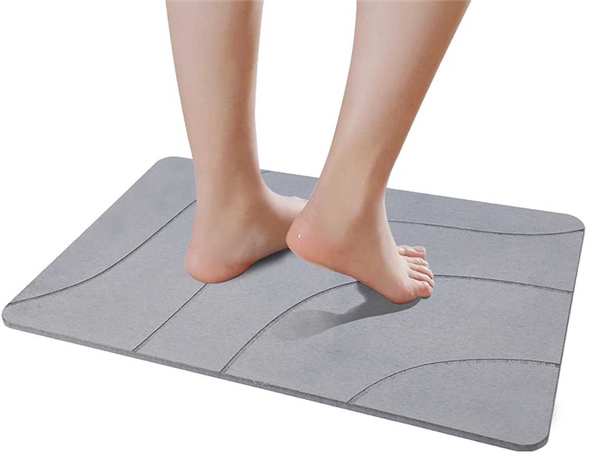 Omgoods - Diatomiet Badmat met Snelle Droogcapaciteit 60x40cm