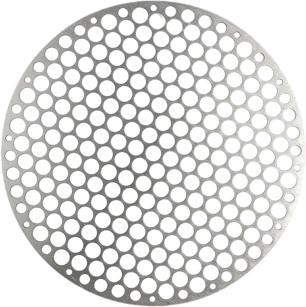 Rond Grill Rooster - BBQ Net - Buiten Koken - Roestvrij Staal - 26 cm - Zilver