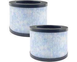 2 stuks H13 HEPA-filter luchtreiniger, reserve voorfilter compatibel met AROEVE MK01, MK06, MG01JH, Kloudi DH‑JH01, DH‑JH06, ToLife TZ‑K1, POMORON MJ001H, Elechomes EPI081/EP1081, Intelabe EPI080