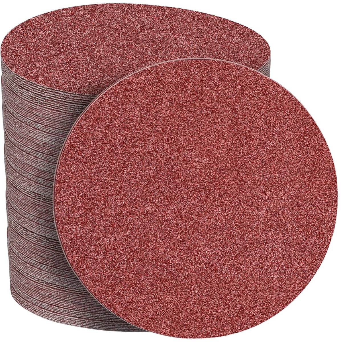 50 Stks Schuurschijven 150mm korrel 120,schuurpapier Pads geen gat voor Excentrische Schuurmachine