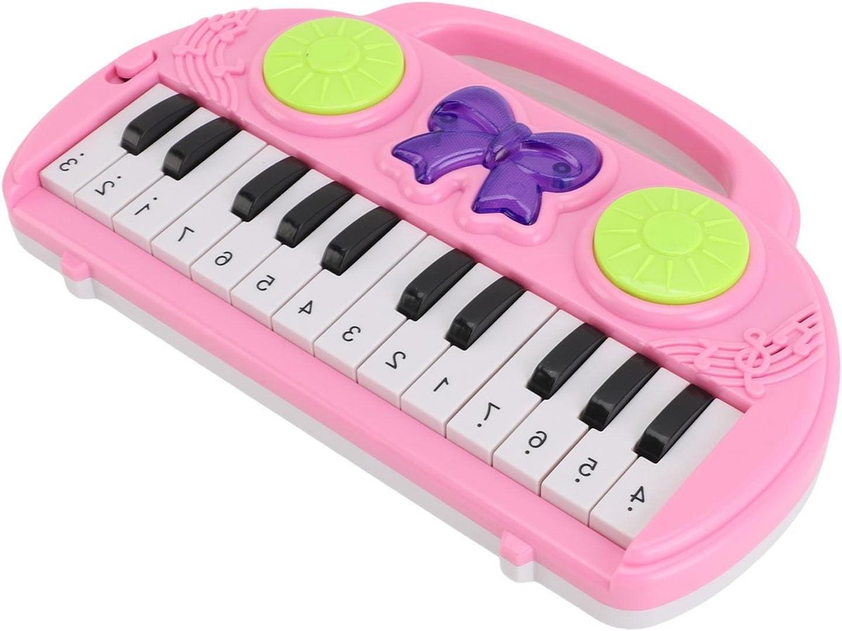 Peuter Piano Speelgoed - Babys Keyboard Muziek - Muzikaal Leren Spelen - 14 Zwart-Witte Toetsen