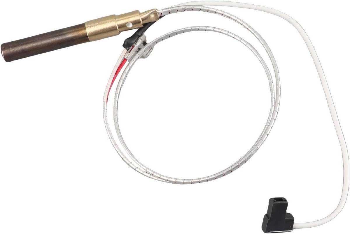 Thermokoppel Assemblage - Thermozuil Vervanging - Verwarming Reparatie - Lichtgewicht Koper - 13D x 10B x 2H cm - Koperkleurig