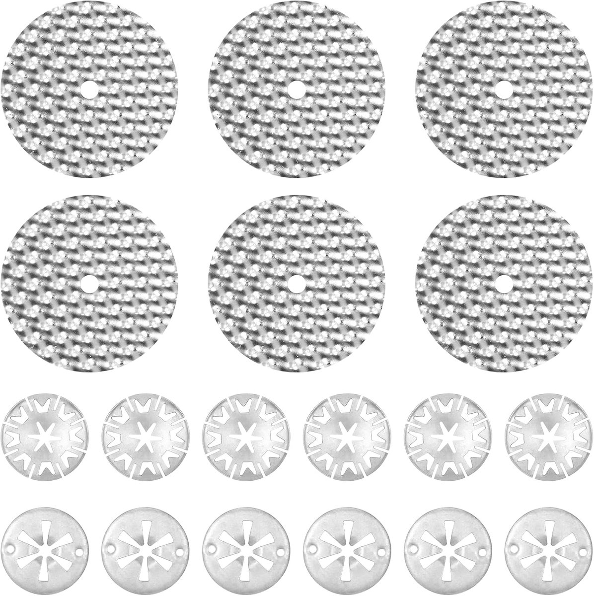 SnelShoppen - 18-delige Warmtebeschermer Reparatieset, 30mm Gegalvaniseerde Stalen Wasmachines met 52mm RVS Warmtebeschermer Wasmachines, Geschikt voo