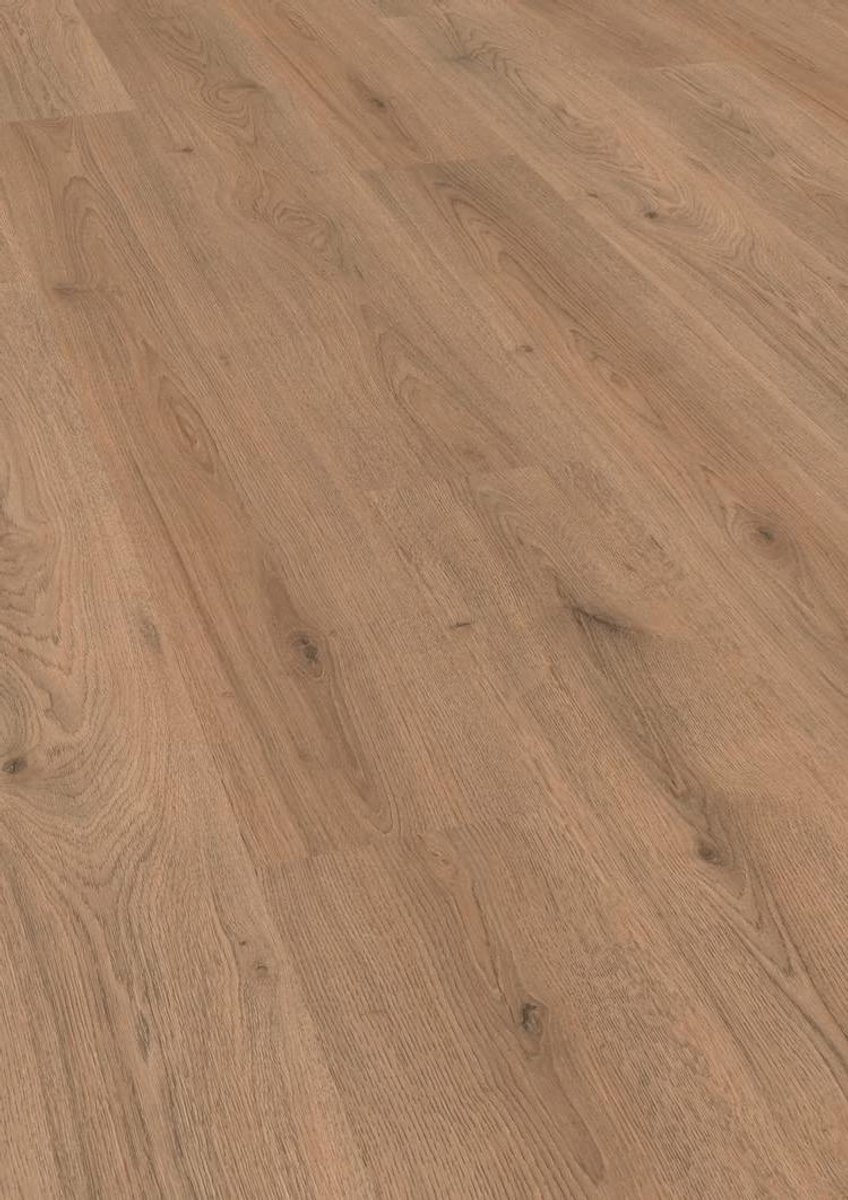 Laminaat Eiken Landhuisplanken - Houten vloer - Woonkamerinrichting - Snel Klik Systeem - 2131 m² - bruin