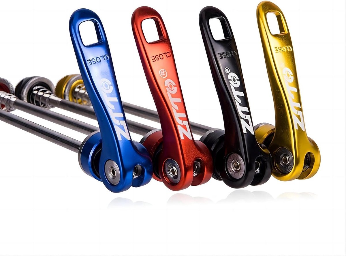 Mimoke Bicycle Quick Release MTB Hub Quick Release Street Mountain Bike Bicycle Skewers Aluminum Alloy Bicycle Skewers - ShopVlot