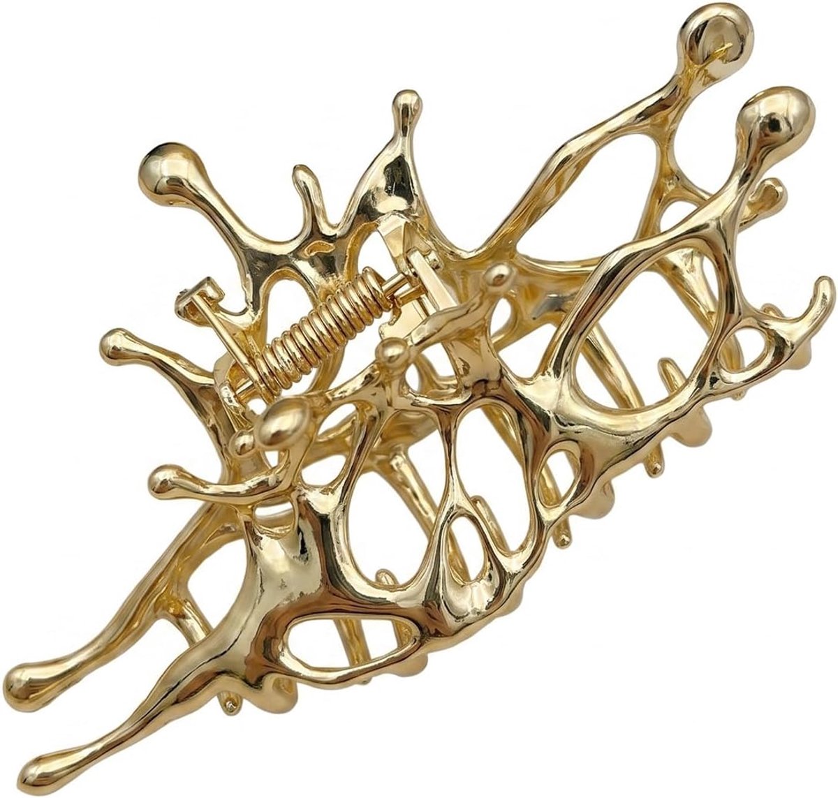 Metalen haarspelden voor vrouwen, meisjes, kinderen, goudkleurig, elegante haarspelden, dikke haaraccessoires voor - ShopVlot