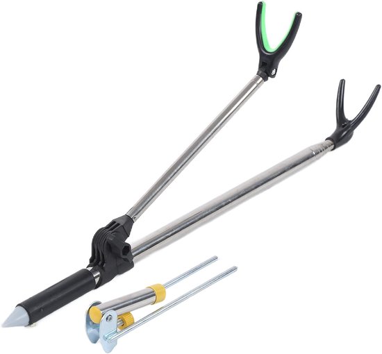 Telescopische Hengel Houder - Y Vorm - Rvs - Vis Pole Beugel Stand - Visgerei Rest - Vissen Ondersteuning Rack — afbeelding 5