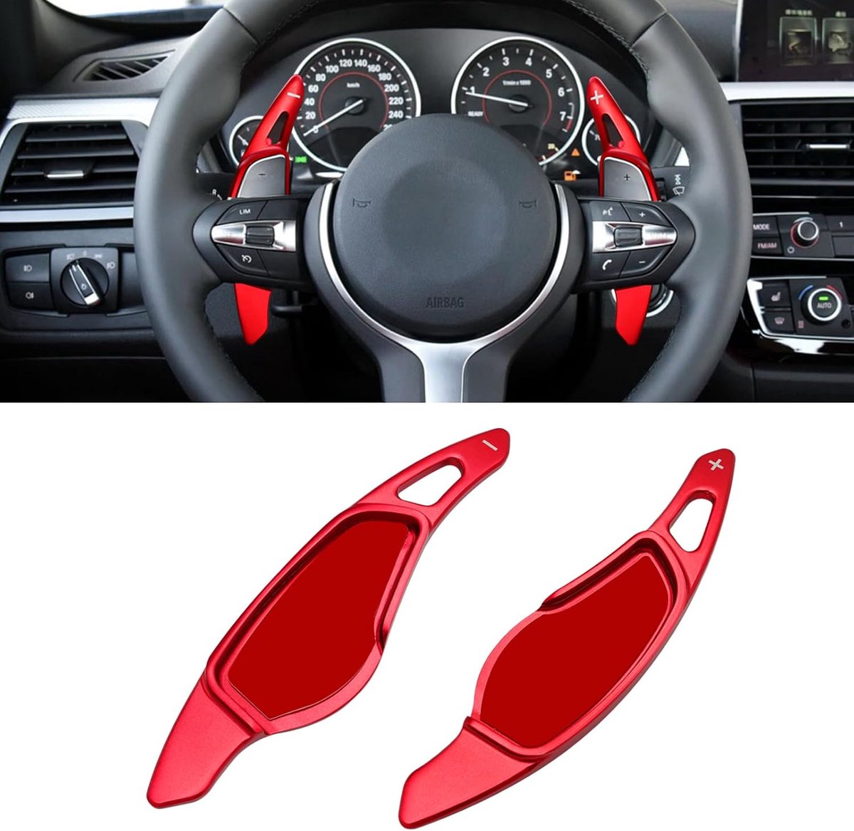 TTCR-II Compatible with Paddle Shifter Extensions 3 4 5 6 7 8 X3 X4 X5 X6 X7 Z4 Series Aluminum Steering Wheel Paddle - ShopVlot