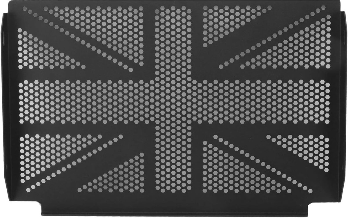 SnelShoppen - Motorfiets Radiator Beschermgrille Deksel, Roestvrij Stalen Radiator Grille Beschermcover voor 660, Zwart, Veiligheid, Bescherming tegen