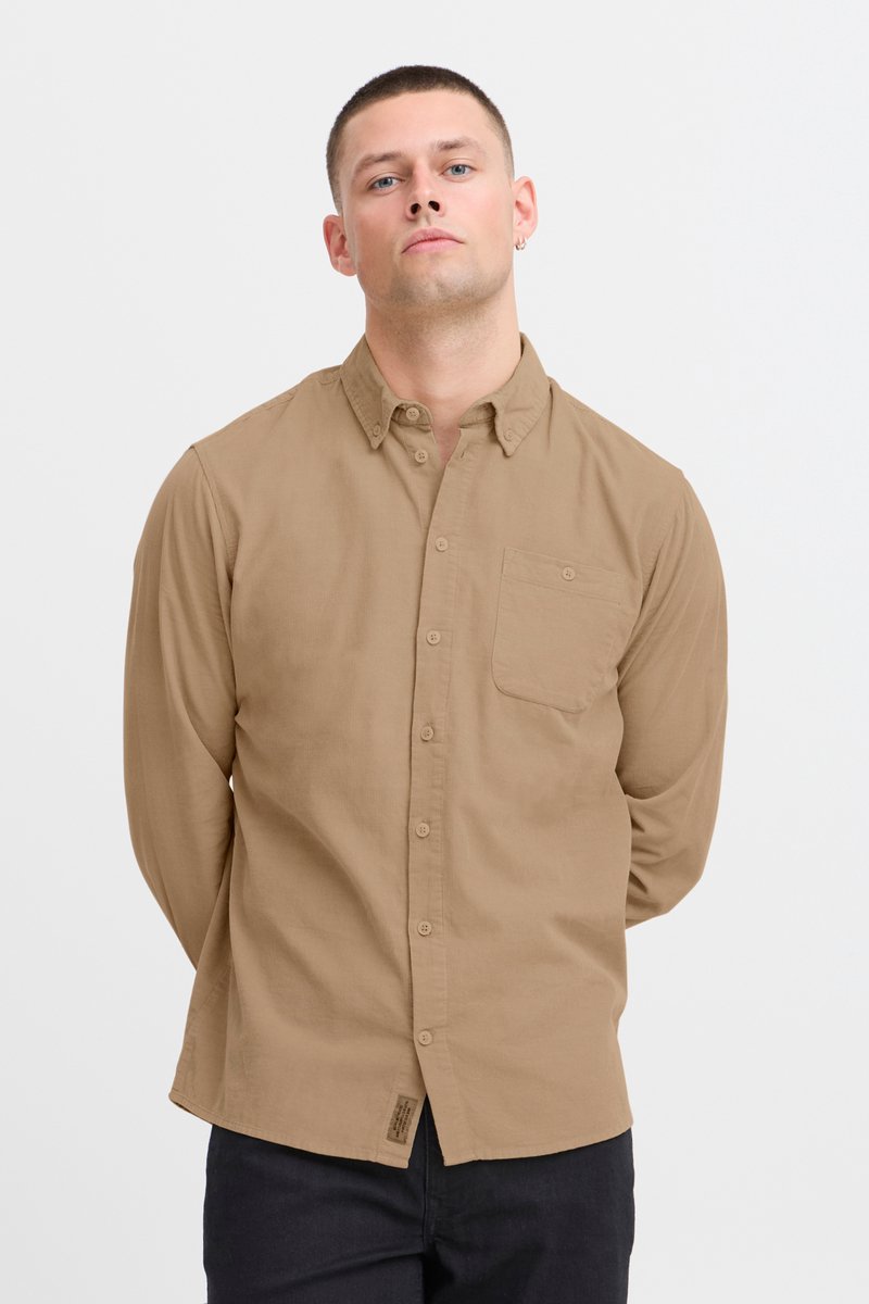 Blend Blouse Rib Beige - Maat L