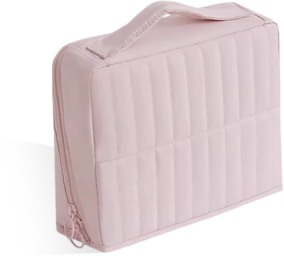 Omgoods - Magneet Make-up Tas die Rechtop Blijft Staan met Meerdere Vakken en Waterdichte Afwerking