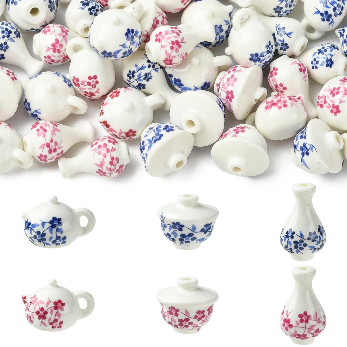 Omgoods - Set van 48 Miniatuur Beeldjes voor DIY Decoratie