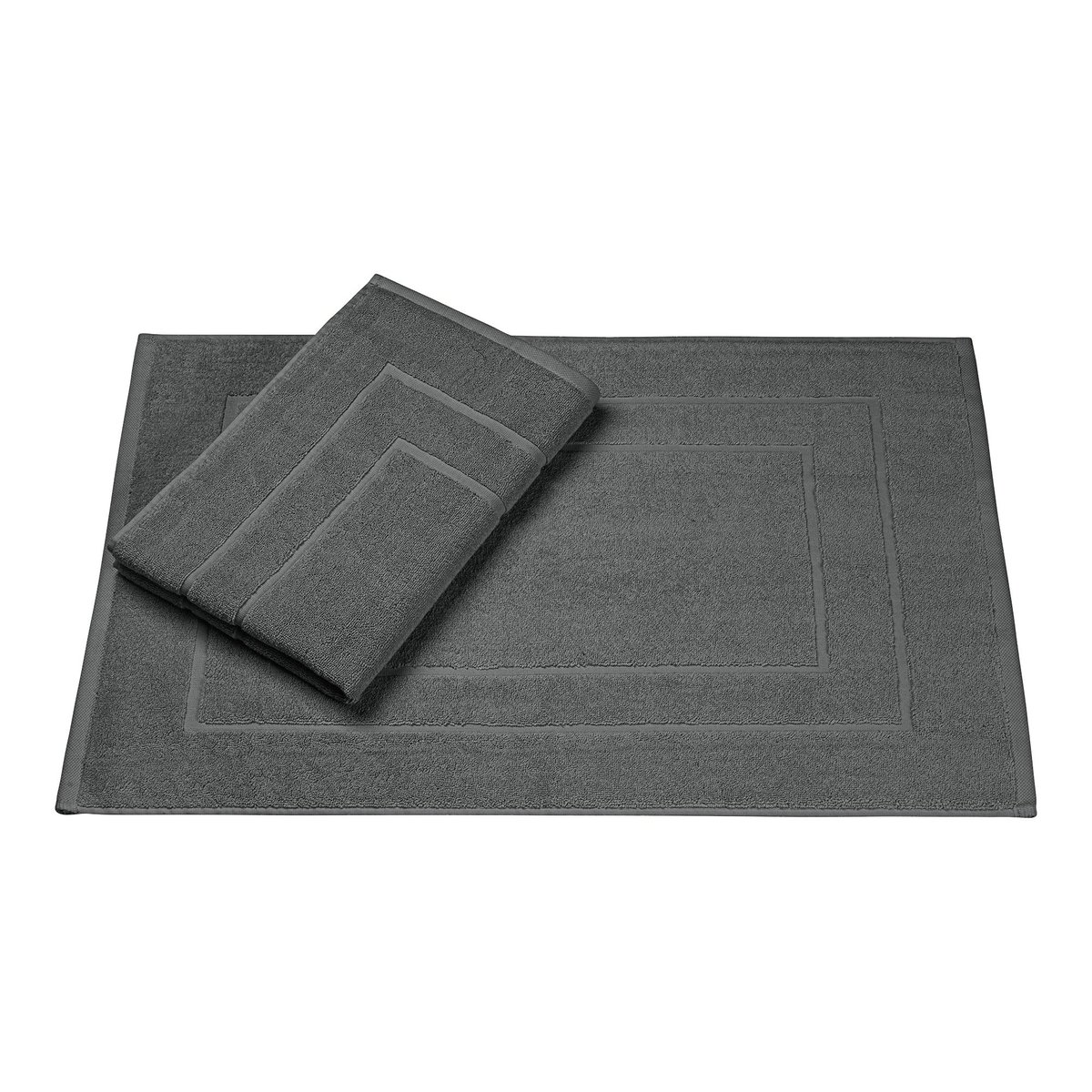 Omgoods - Set van 2 Badmatten 50x70cm van 100% Katoen