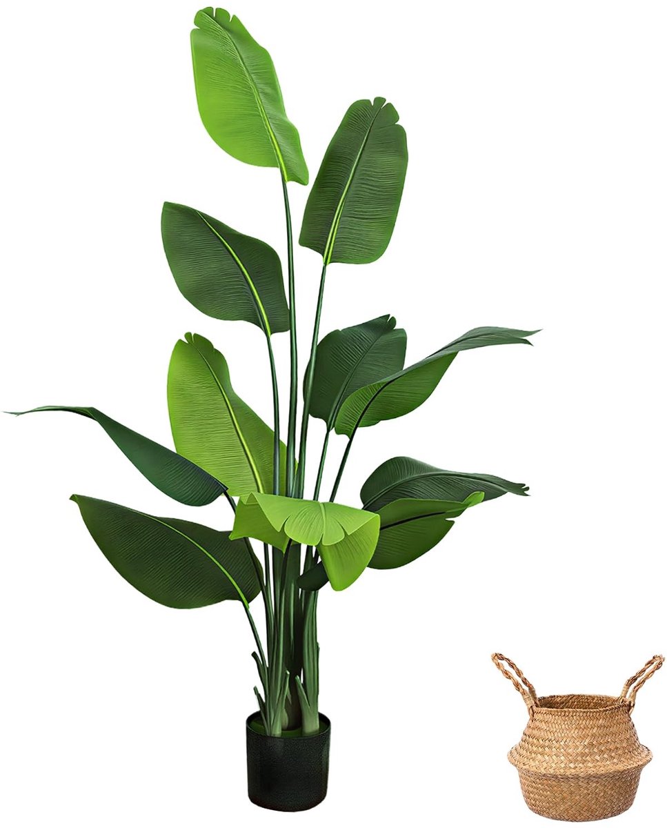 Omgoods - Kunstplant Paradijsvogel 180 cm voor Binnen en Buiten