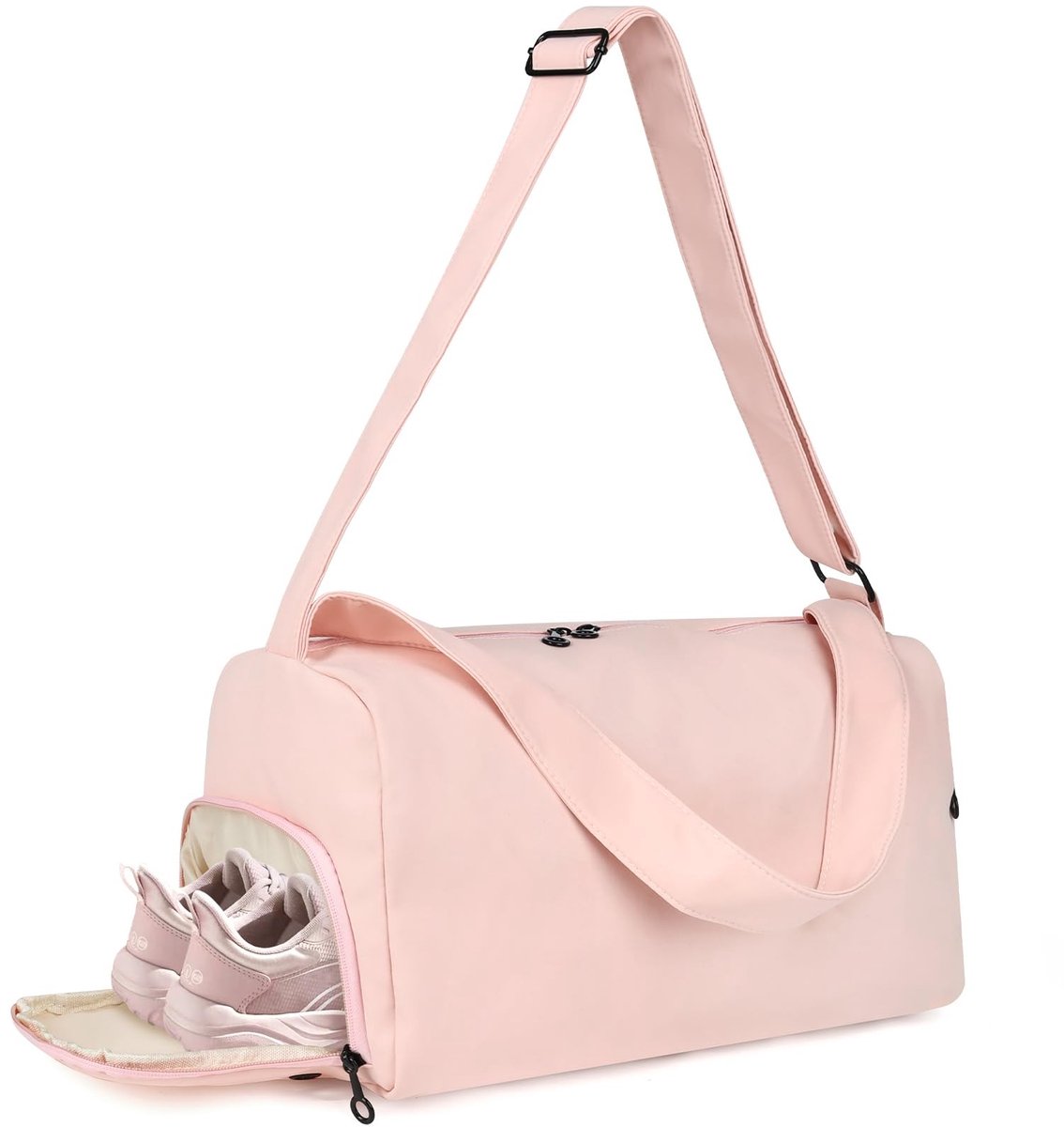 Omgoods - Kleine Sporttas 20 Liter - Met Schoenenvak en Nat Vak, Roze