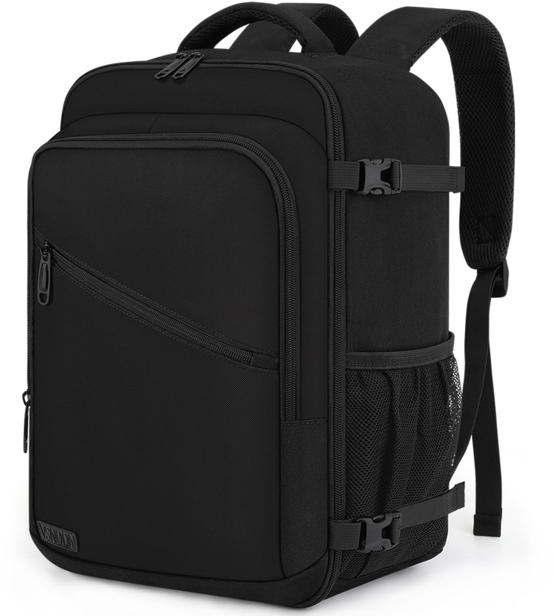 Omgoods- Handbagage 40x30x20 - Reisrugzak 25L - Kabinetas voor Vliegtuigen - Casual Dagrugzak - Geschikt voor Ryanair/Wizz Air - Zwart - Reistas