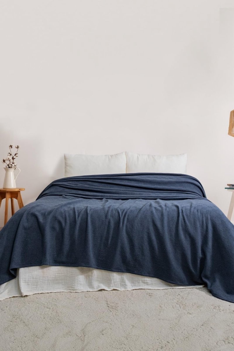 Omgoods - Stijlvolle Bedsprei 200 x 230 cm van 100% Katoen
