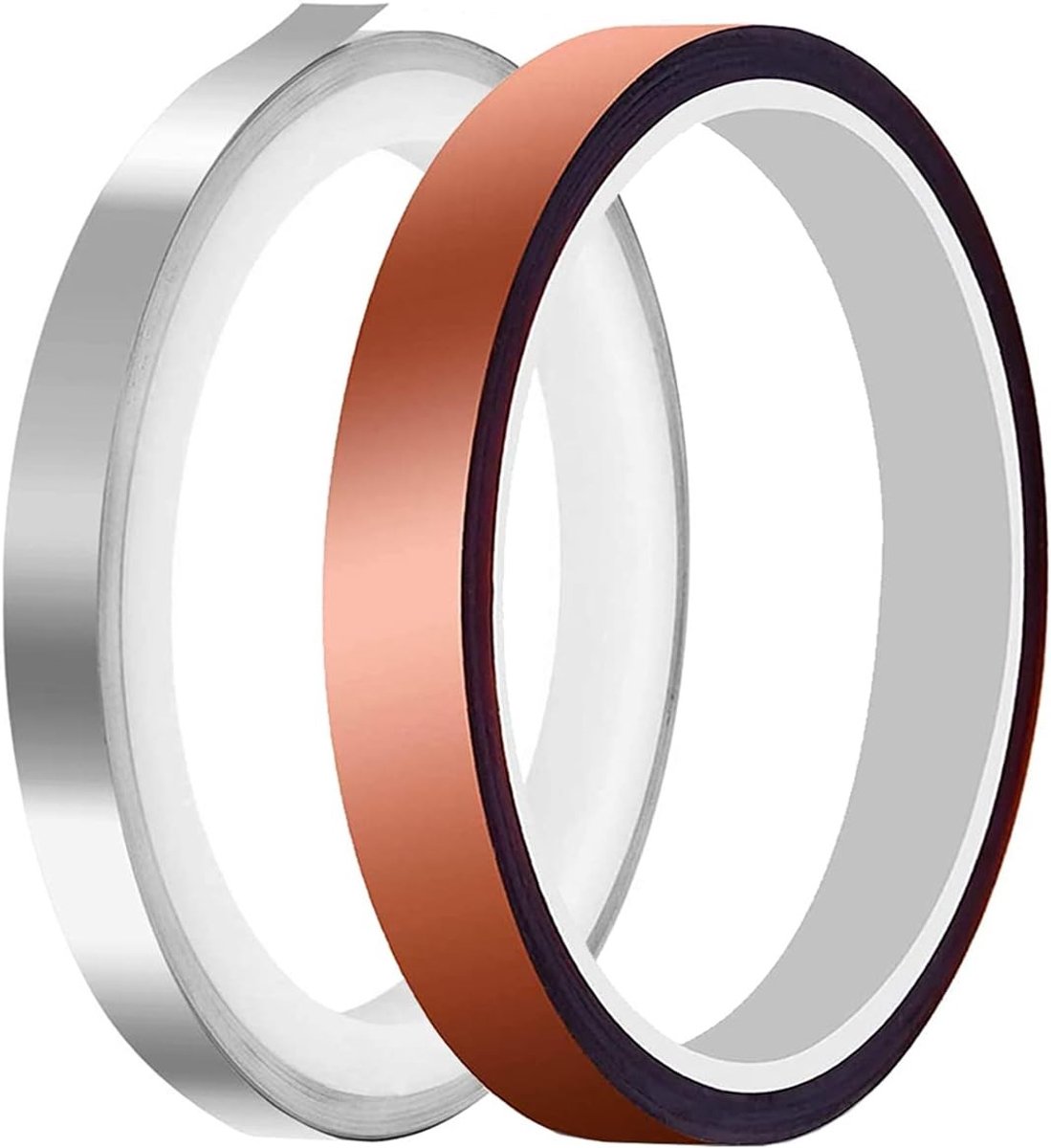 Koperstrip Tape 0.15x8mm 5m voor 18650 Lithium Batterijen met Hittebestendige Tape en Hoge Conductiviteit