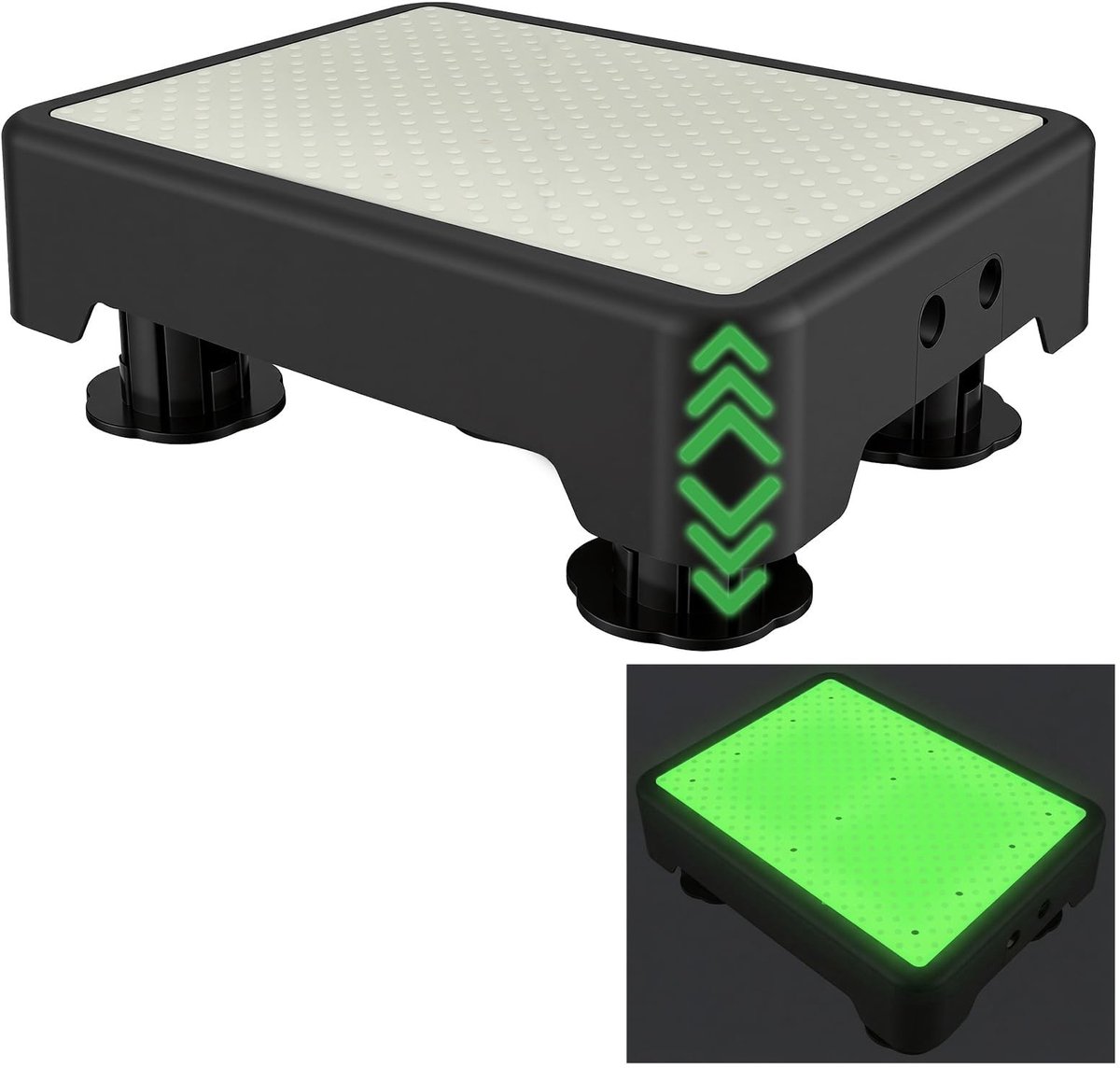Omgoods - Antislip Stapladder met Verstelbare Hoogte tot 15 cm
