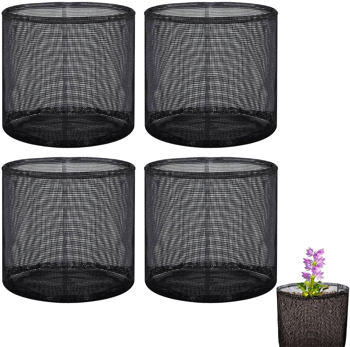 Omgoods - Waterplantenzakken voor Vijverplanten - Plantenmanden voor Tuin