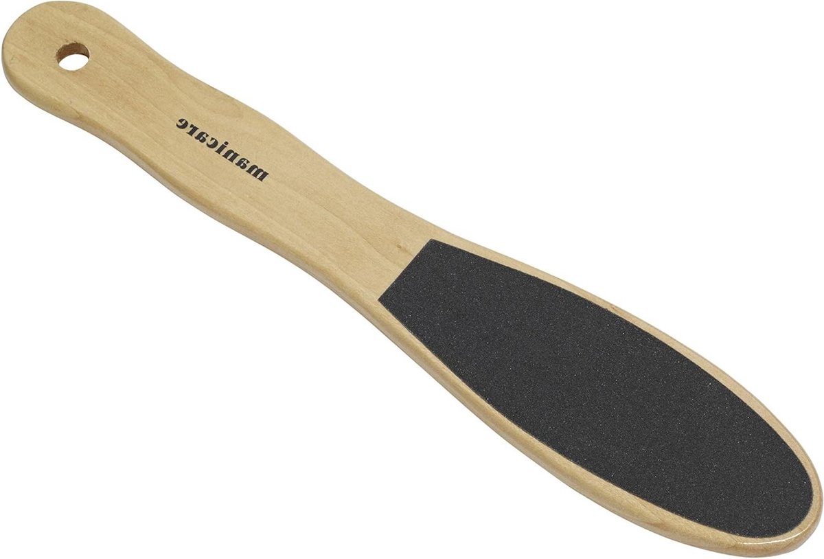 Houten Voetvijl - Dubbelzijdig Pedi Tool - Huid Verwijderen - Voor Zachte Voeten - 6.2 x 7.64 x 10.5 cm
