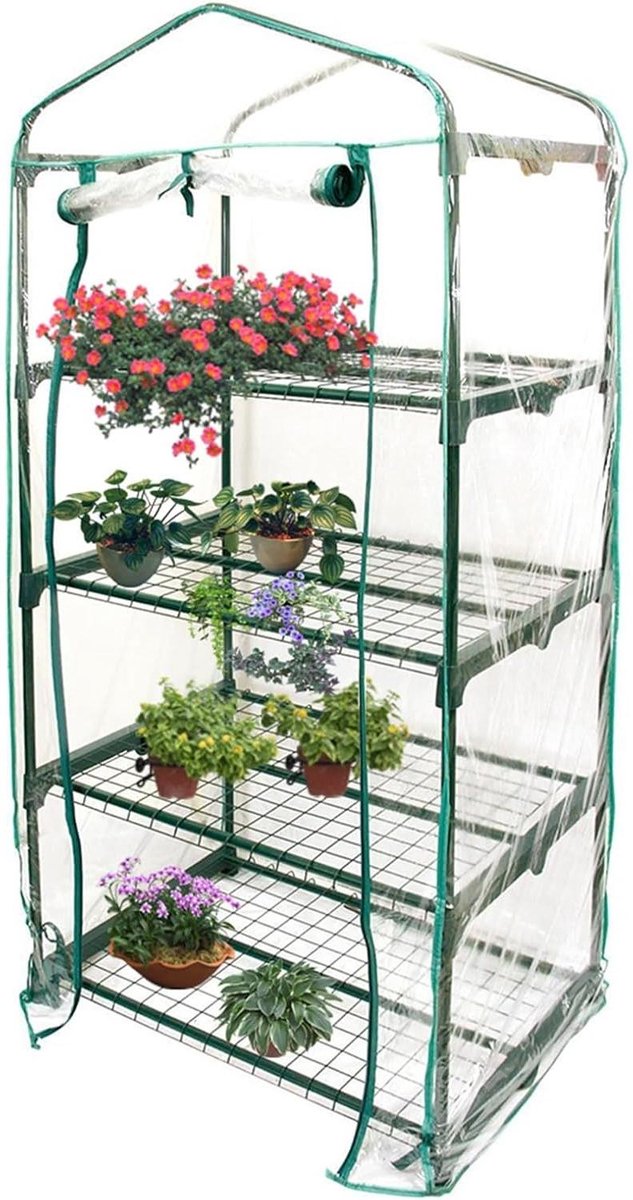 Tuinkas Afdekking - Mini Broeikashoes - Planten Beschermen - Waterdicht PVC Materiaal - Verschillende Maten - Transparant