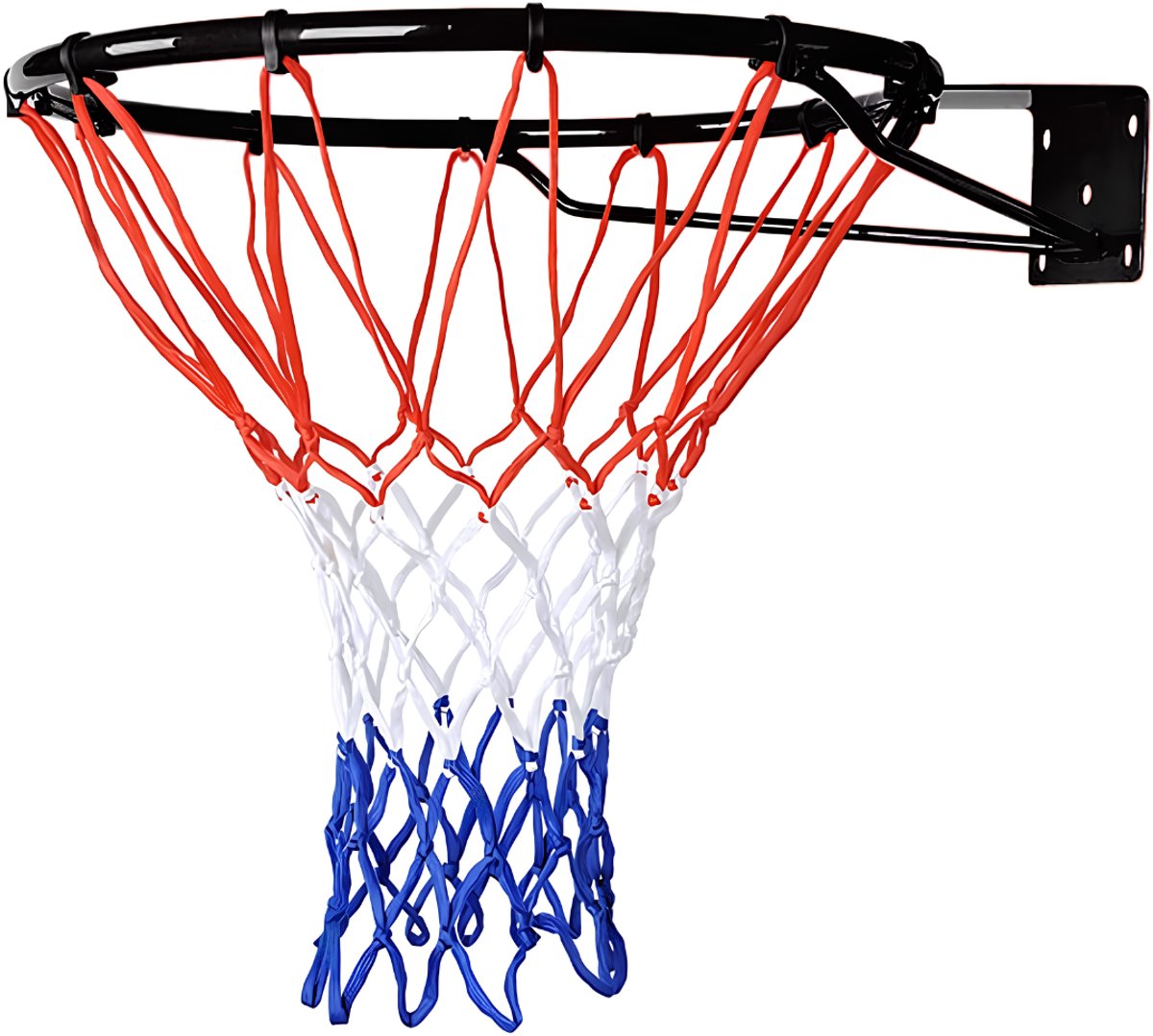 SP® Basketring - Basketring met Staander - Wandbevestiging - Zwart - 60cm x 50cm x 10cm