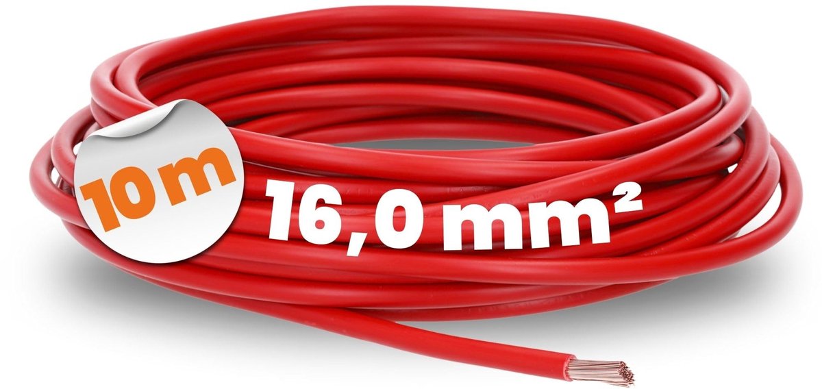 Omgoods - Flexibele Elektrische Kabel H07V-K 16 mm² - 10 meter