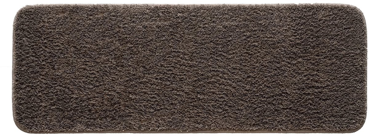 Omgoods - Absorberende en Antislip Badmat 45 x 120 cm Koffiebruin