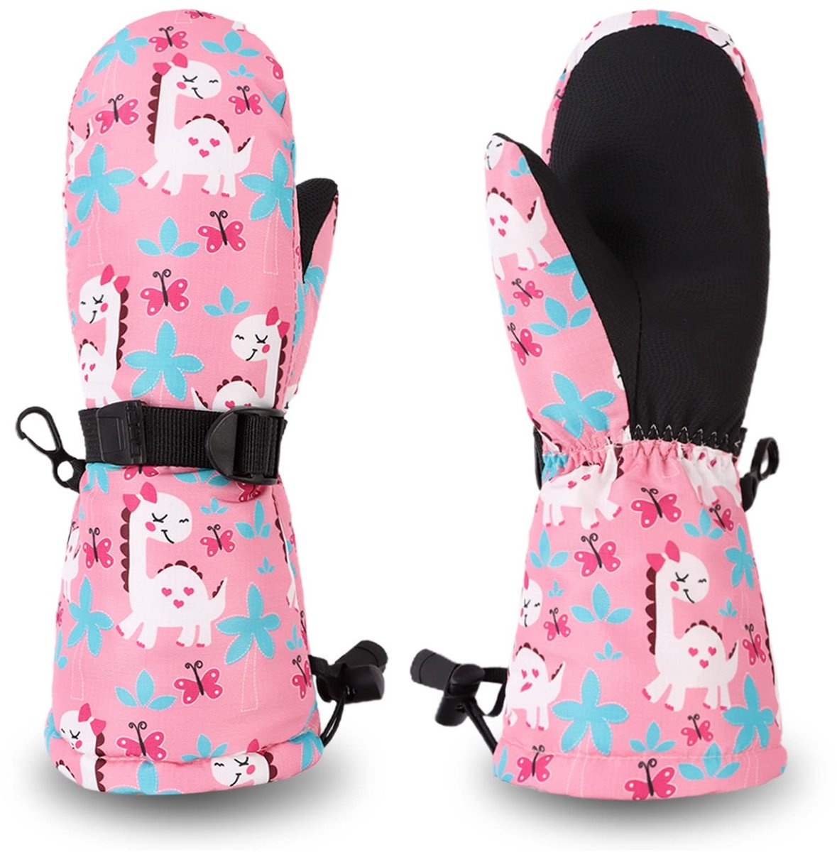 Omgoods - Winddichte Babyhandschoenen voor de Winter met Dinosaurusprint