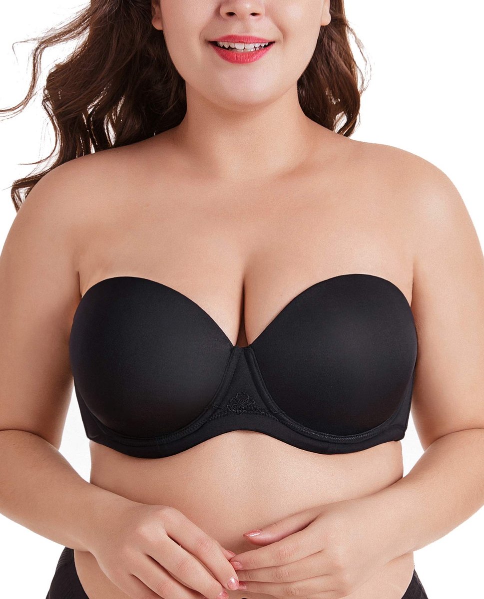 Omgoods - Dames Strapless Push-Up Bh zonder Beugels