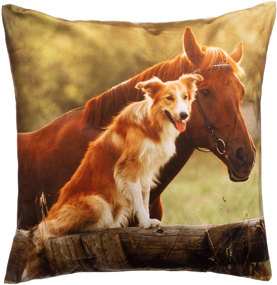Omgoods - Decoratieve Kussen met Dierenmotief 40x40 cm