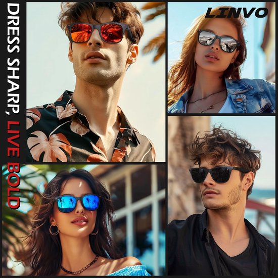 Omgoods - Polarized Zonnebrillen Set voor Mannen en Vrouwen met UV400 Bescherming — afbeelding 3