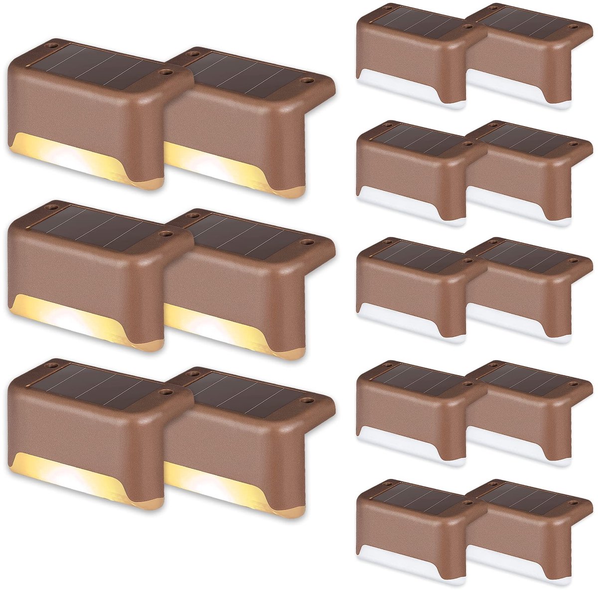 Omgoods - Set van 16 Zonne Deck Lights voor Buiten
