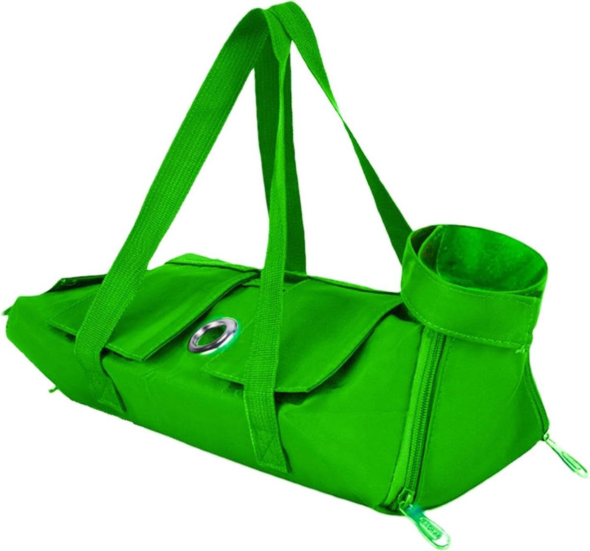 Katten Draagtas - Reis Tas Katten - Dierenarts Bezoek - Ontsnappingsvrij Ontwerp - 42x25 cm - Groen
