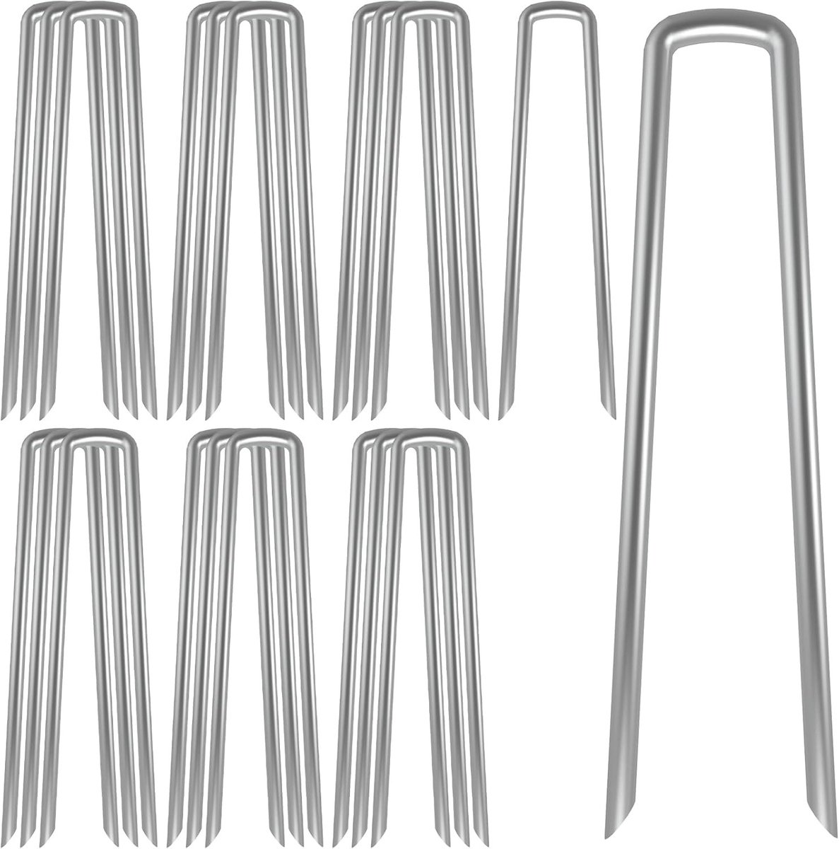Omgoods - Zware Galvanized Tuinstaken (25 Stuks)