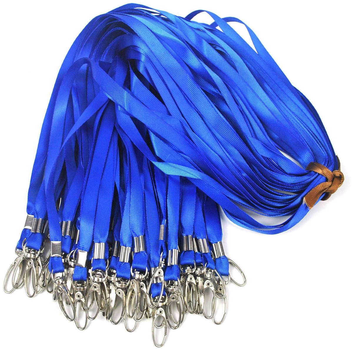 Omgoods - Bulk Lanyards voor ID-badges en Sleutels, 17.5 inch, 100 Stuks