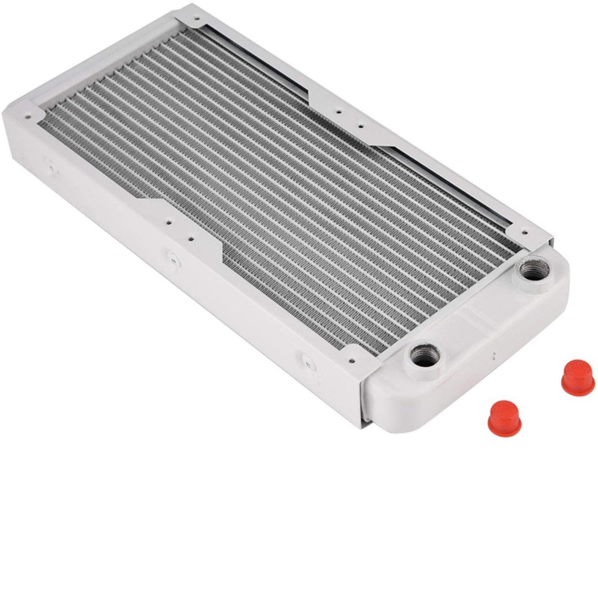 Omgoods- Radiator Aluminium - Computer Waterkoeling - Luchtreiniger - 3D-Printapparatuur - Hoogwaardige Koeling - G1/4 Poort - Koellichaam