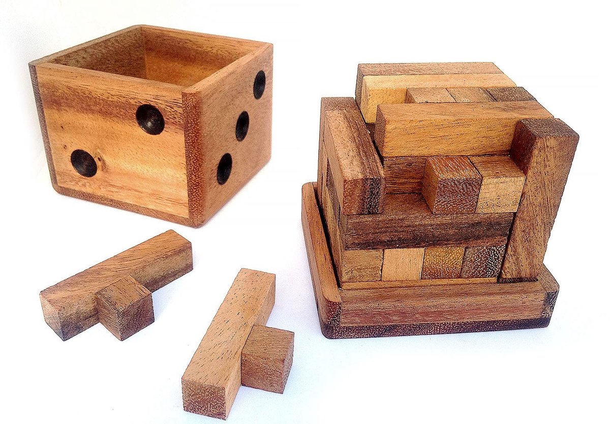Omgoods - 3D Houten Puzzel voor Volwassenen met 25 Onderdelen