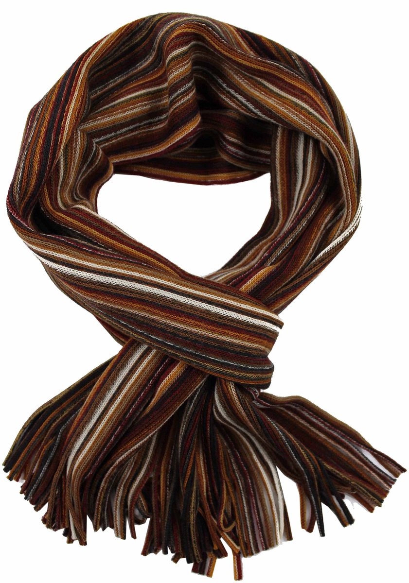 Omgoods - Modevolle Gebreide Sjaal van 100% Merino Wol