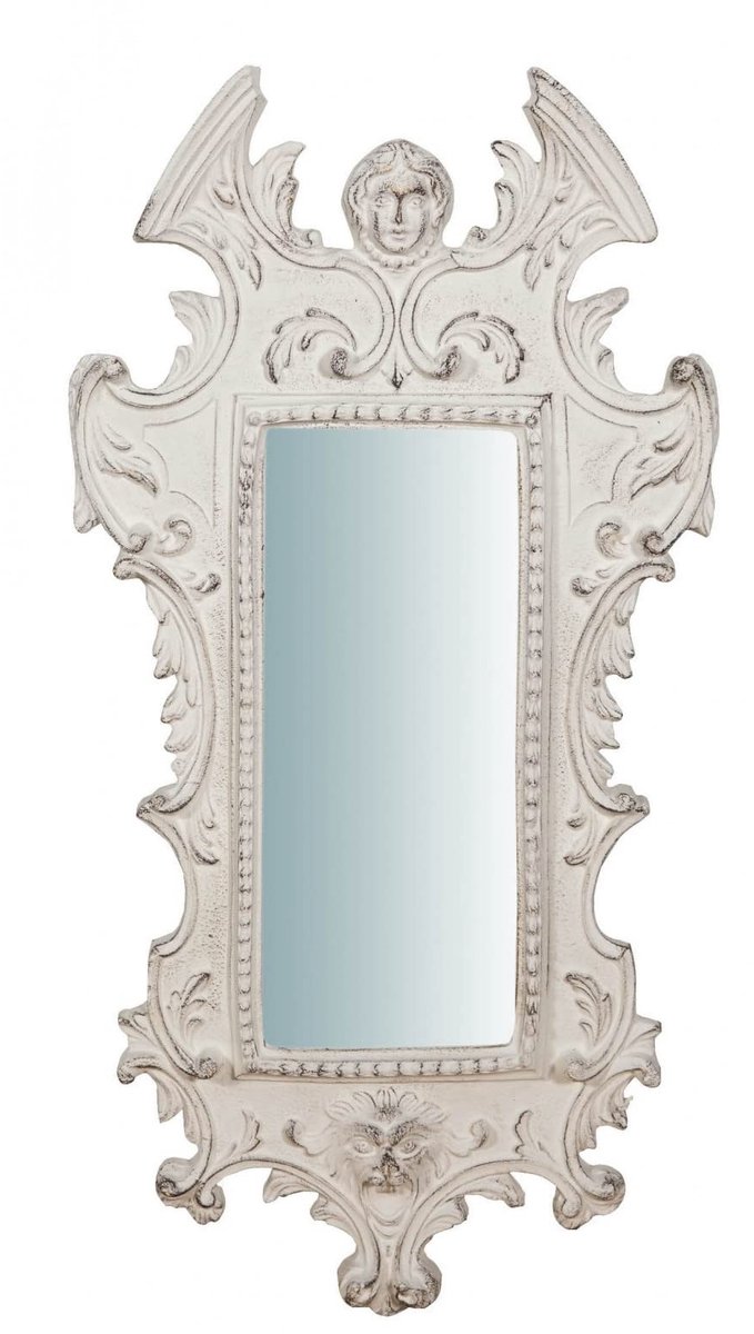 Omgoods - Shabby Chic Wandspiegel 65x35 cm voor Decoratie