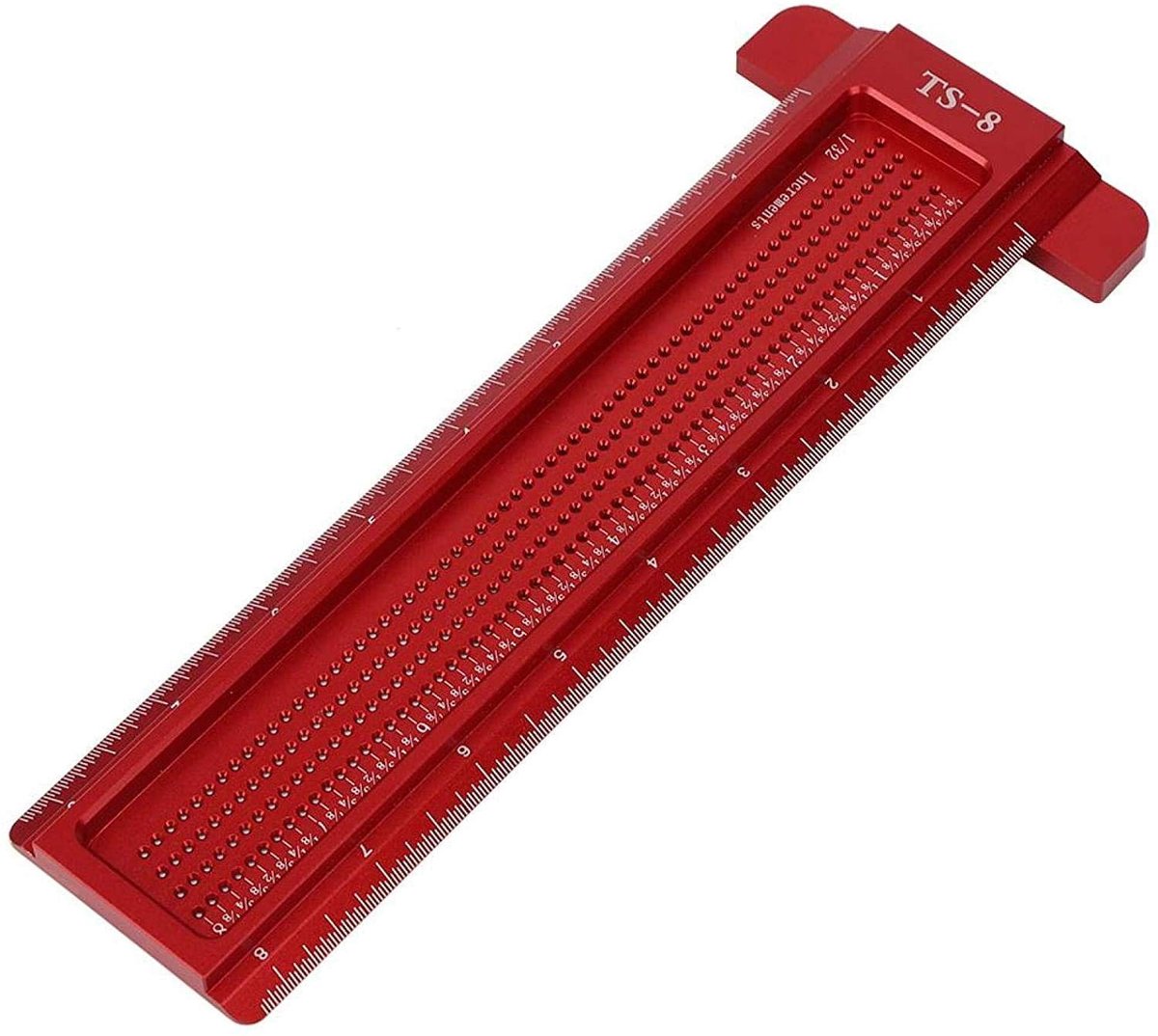 Omgoods- Houtbewerkingsliniaal T-vormig - Aluminium - Meetinstrument - Precisiebewerking - Compact - Hoogwaardige kwaliteit - Meetlat