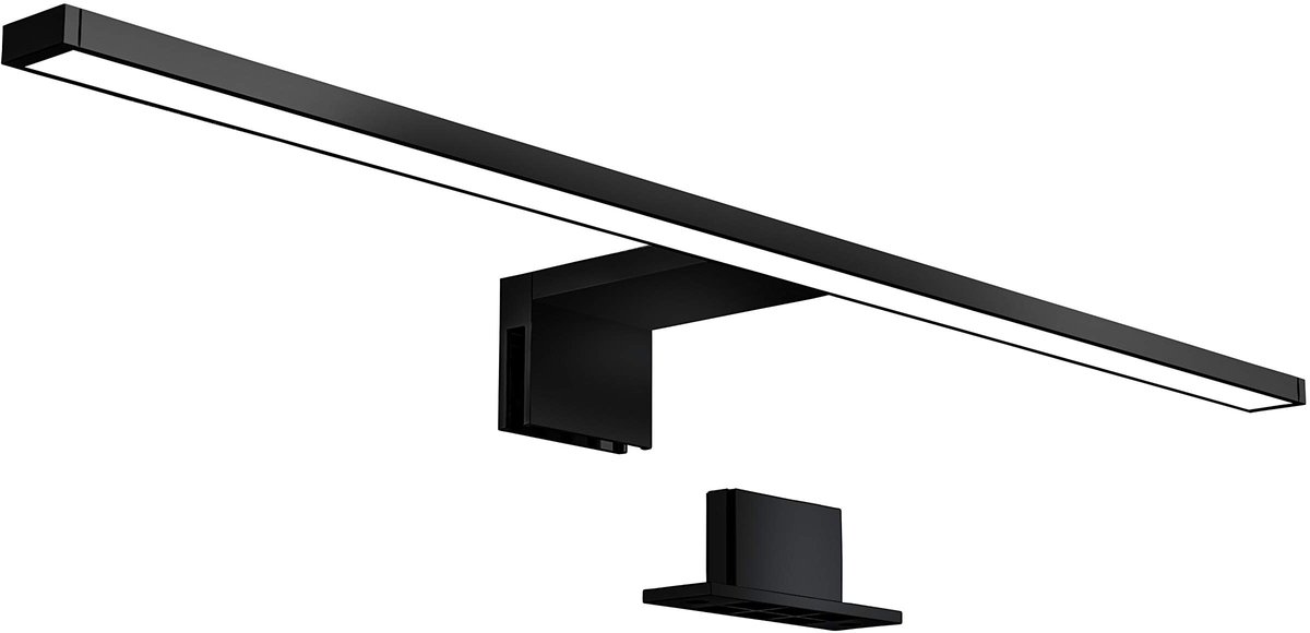 Omgoods - Moderne Spiegellamp voor de Badkamer, 60 cm, Zwart